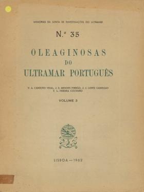 Memórias da Junta de Investigações do Ultramar.035
PORTUGAL. Junta de Investigações do Ultramar, 35, 1962 - 262 pags.