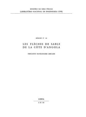 Les flèches de sable de la côte d'Angola
Fernando Manzanares Abecasis, 140, 1958 - 21 pags.