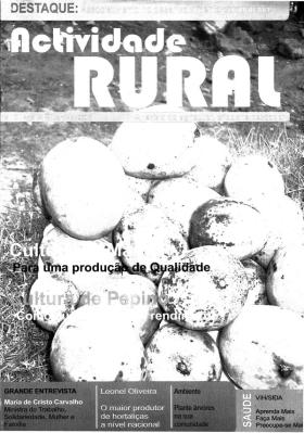 Actividade rural : a revista do agricultor, criador e pescador (nº 010)
SÃO TOMÉ E PRÍNCIPE: Adventist Development and Relief Agency, IV - 10, 2007 - 24 pags.