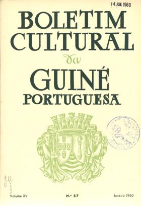 Boletim Cultural da Guiné Portuguesa. XV - 057
PORTUGAL. Centro de Estudos da Guiné Portuguesa, XV - 57, 1960 - 211 pags.